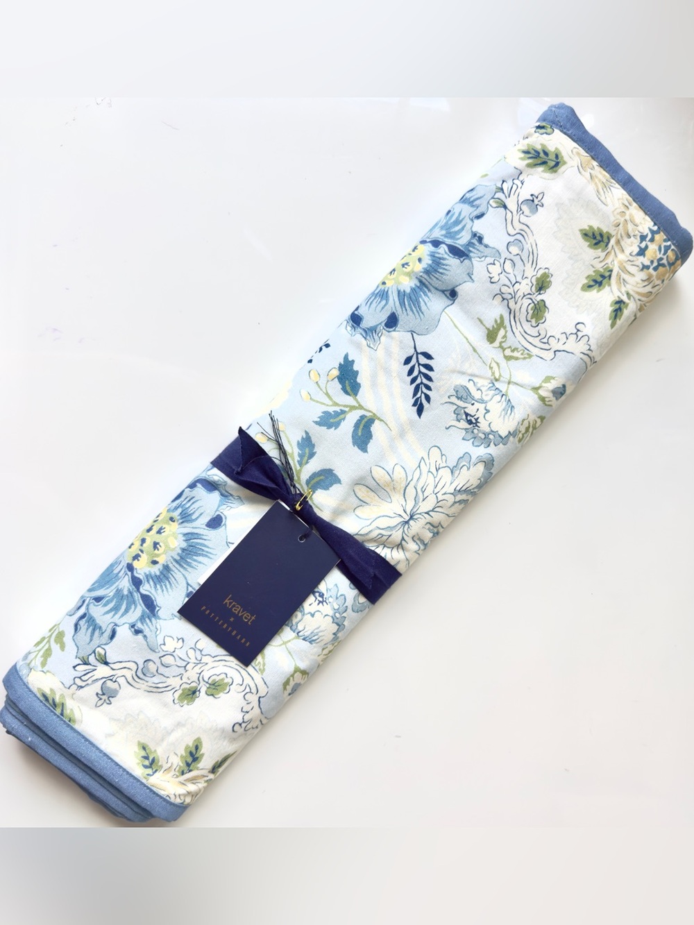 Pottery Barn Kravet Arboretum 85% Cotton 15% Linen Table Runner NWT Retail $129
